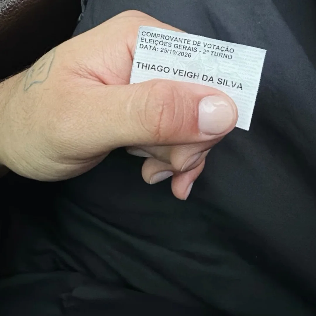 Comprovante de votação do segundo turno de 2026 de Veigh
